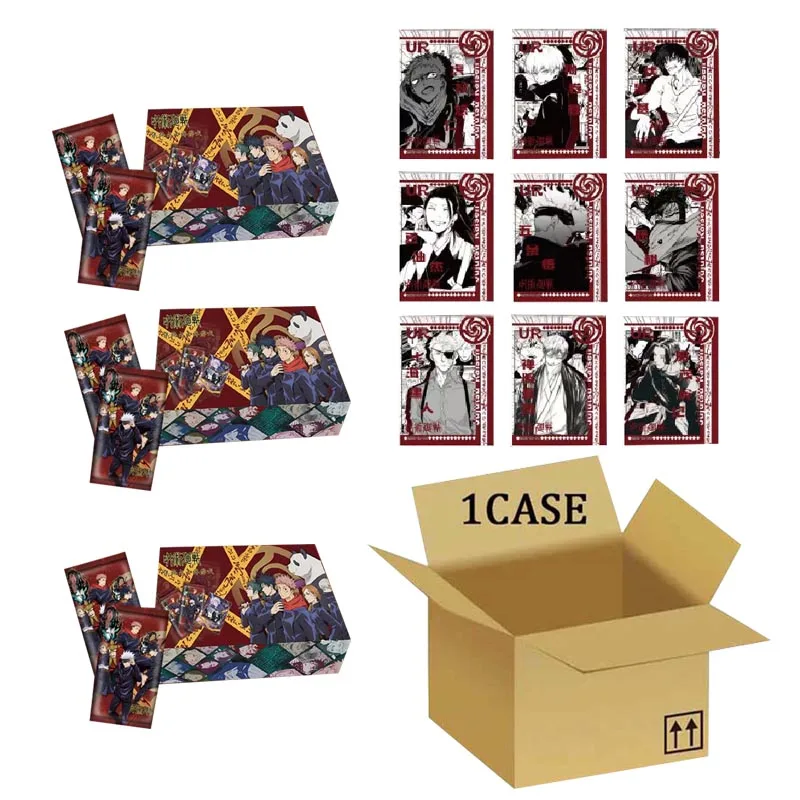 Wholesales Jujutsu Kaisen Collection Cards Metal Cards Table Anime Games