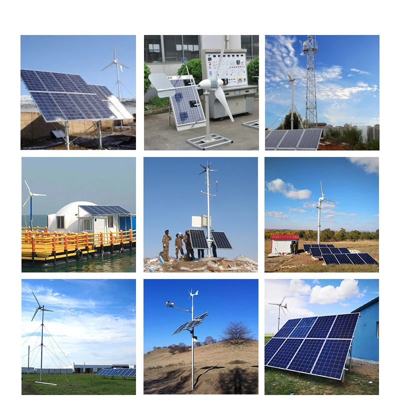 High Efficiency Hybrid Wind Turbine 3kw 5kw 8kw Panel Solar Energy System Hybrid Wind Turbine with ’Mppt Solar Controller