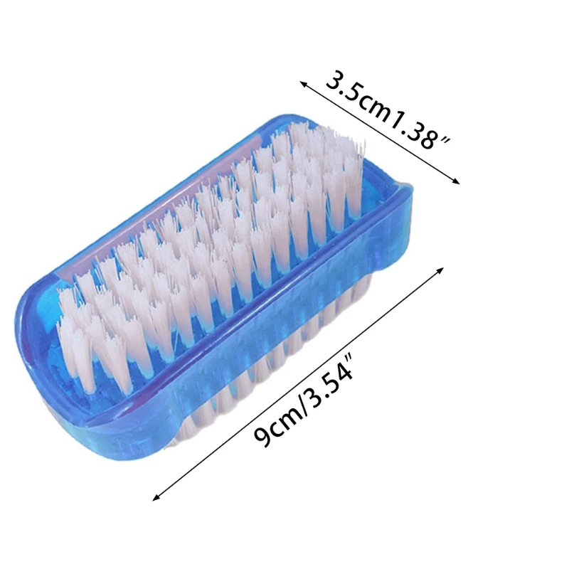 Cleaning Nail Brush Fingernail Scrub Brush Two Sided Hand Scrubbing Brushes Soft Nails Toes Scrubber for Men Women Kids