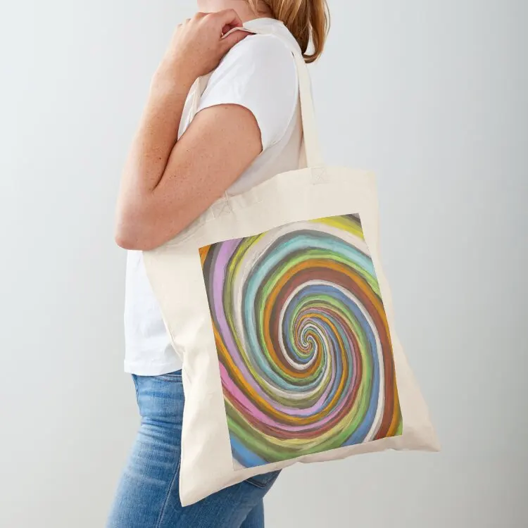 Quantum Color Art - Entanglement 1EP - Multicolored artwork, painted by hand. Tote Bag Custom bag Lady bags