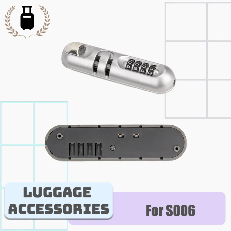 

For S006 Luggage Accessories: Security Anti-Theft Lock Head, Combination Lock Fixed Lock
