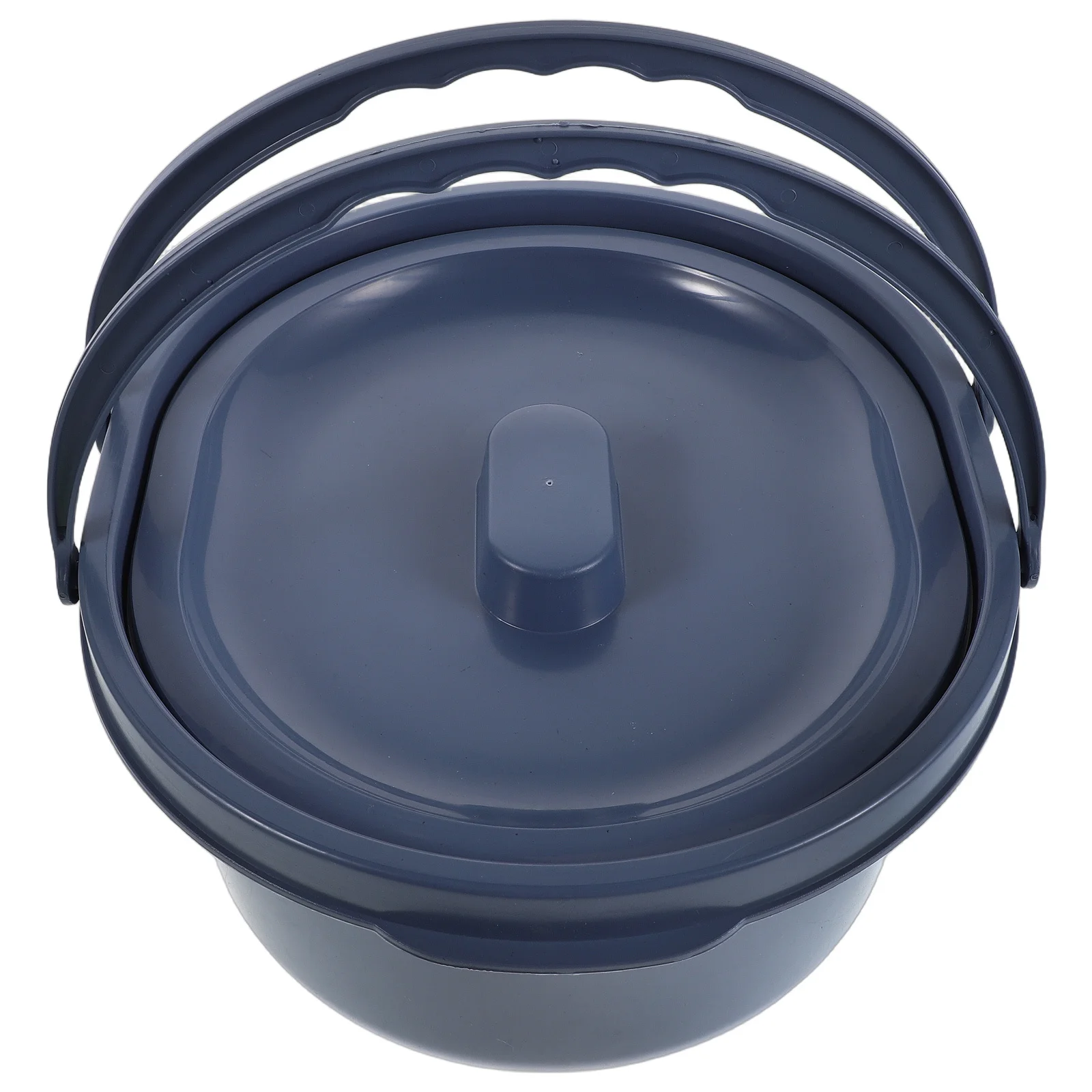 

Portable Bedside Urinal for Elderly Thickened Urine Bucket with Lid Patient Commode Pan for Home Care Disabled