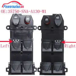 New Car Power Lifer Window Master Switch For Honda Civic 2006-2010 35750-SNA-A130-M1 35750SNAA130M1 35750-SNV-H51