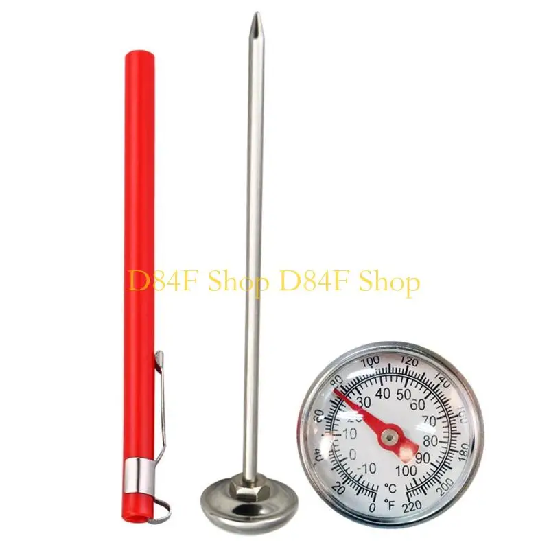 

D84F Mechanical Thermometer Temperature Detector with Probe for Kitchen