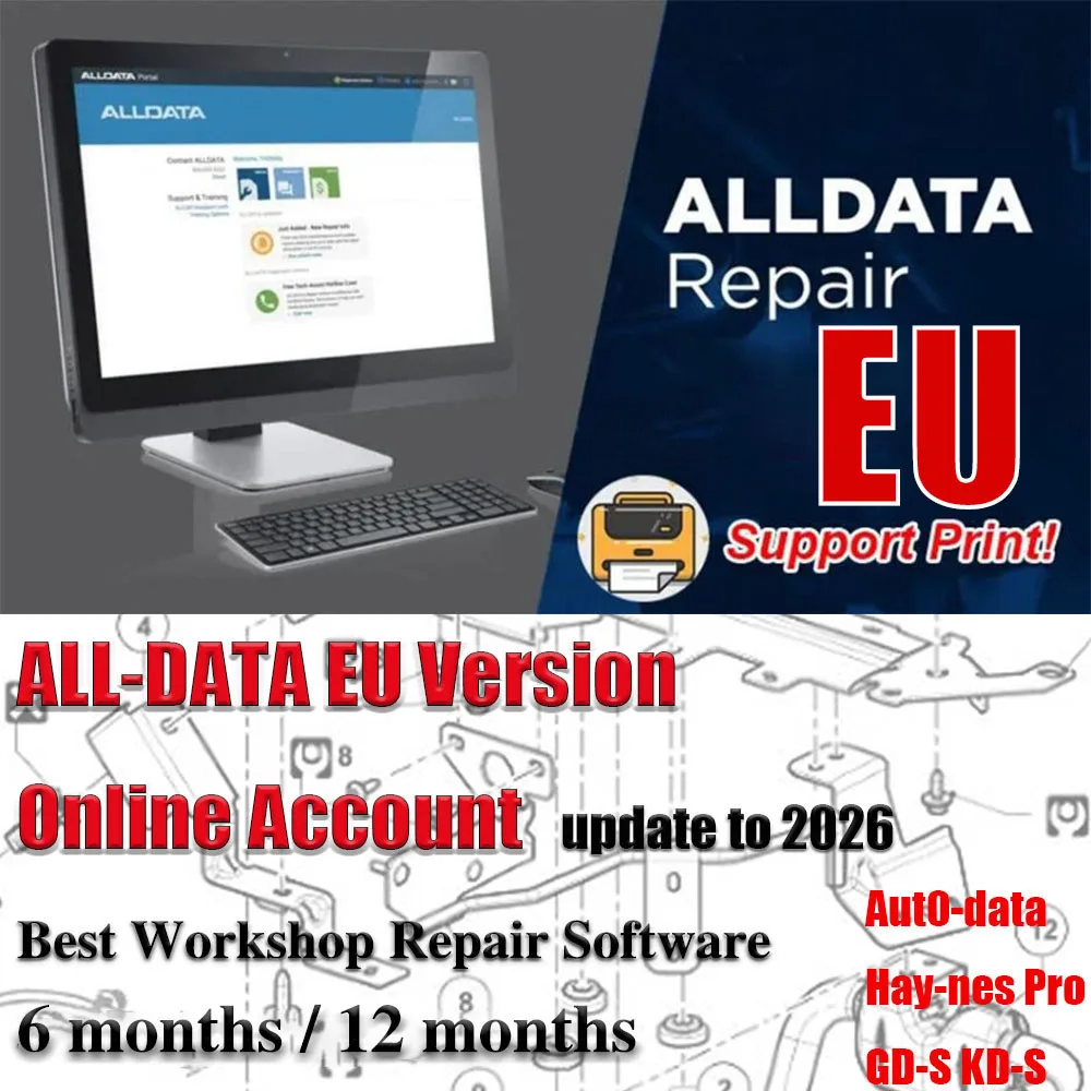

Alldata EU Online Account Auto All Data EU Haynes PRO Workshop Car Repair Software Database Auto Wiring Diagrams update to 2026