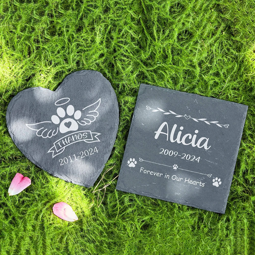 Personalized Pet Memorial Stone Custom Pet Memorial Plaque Dog Headstone Pet Loss Gifts Pet Grave Marker Pet Remembrance Gifts
