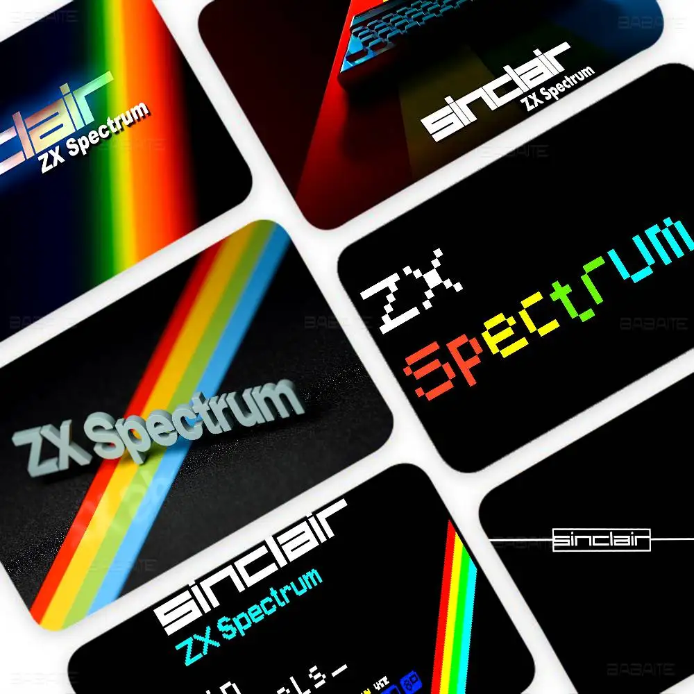 Retro Sinclair Zx Spectrum Anmie Sticker Film Skin Cover for Credit Card Debit Bank Card Front
