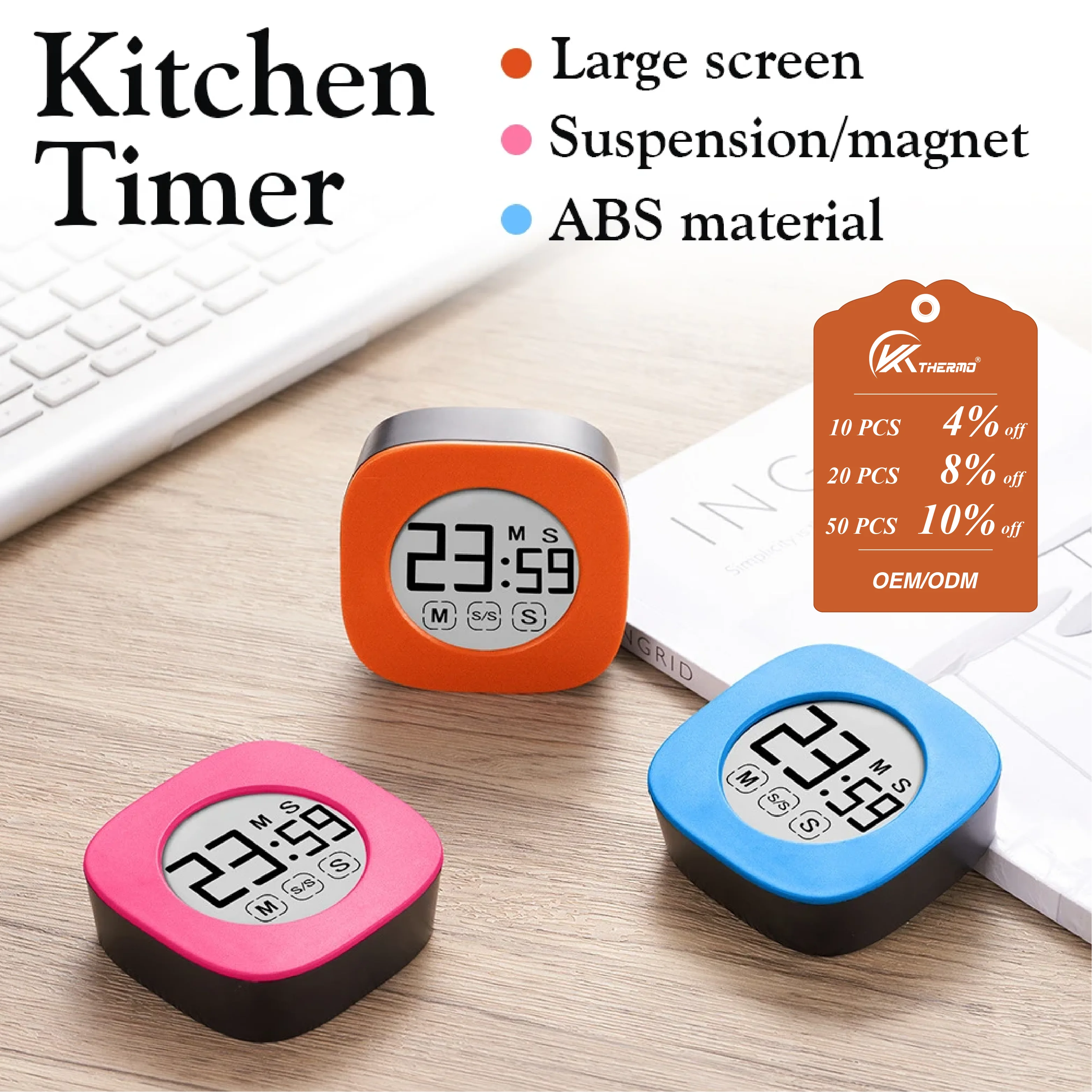 Worbla Thermoplastic - Timer da Cucina Digitale con Magnete