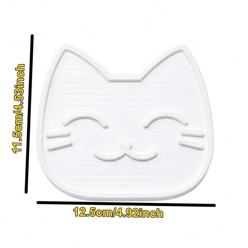 Smiling Cat Shape Drawing Board Cartoon Kitten Painting Panel DIY Hand Painting Creation Tool