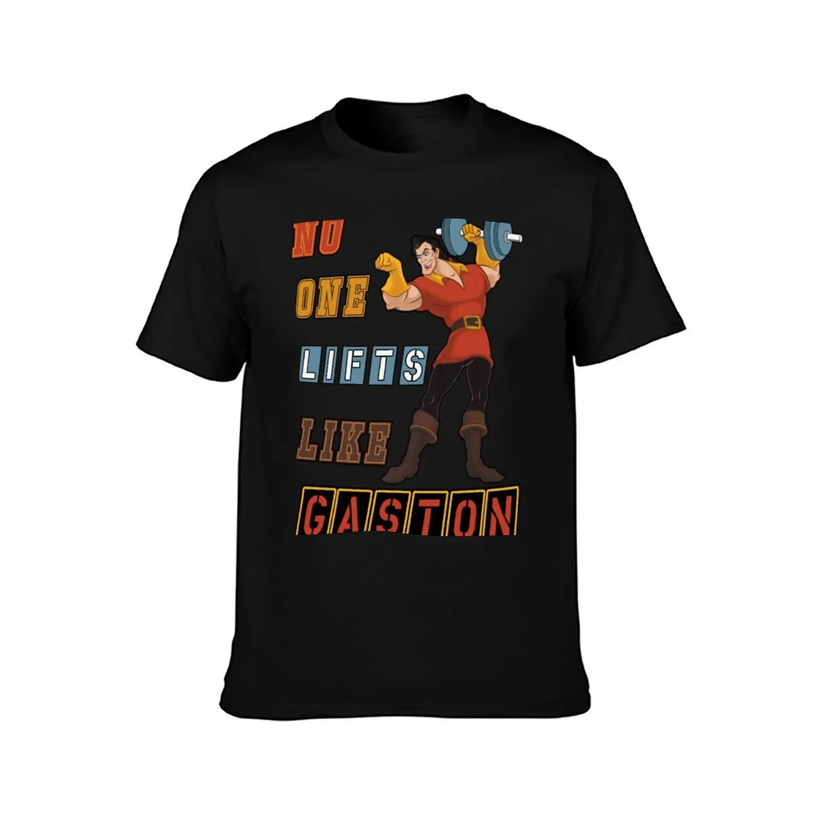 Gaston Lifts T-Shirt Summer Casual Cotton Tee Oversized Streetwear Tops Vintage Graphic Print Loose Fit Short Sleeve