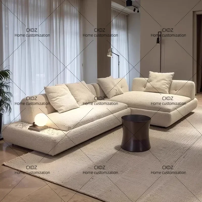 XXModern Style  Living Room Sofas Design White Minimalist  Living Room Sofas Single Divano Soggiorno Furniture Home