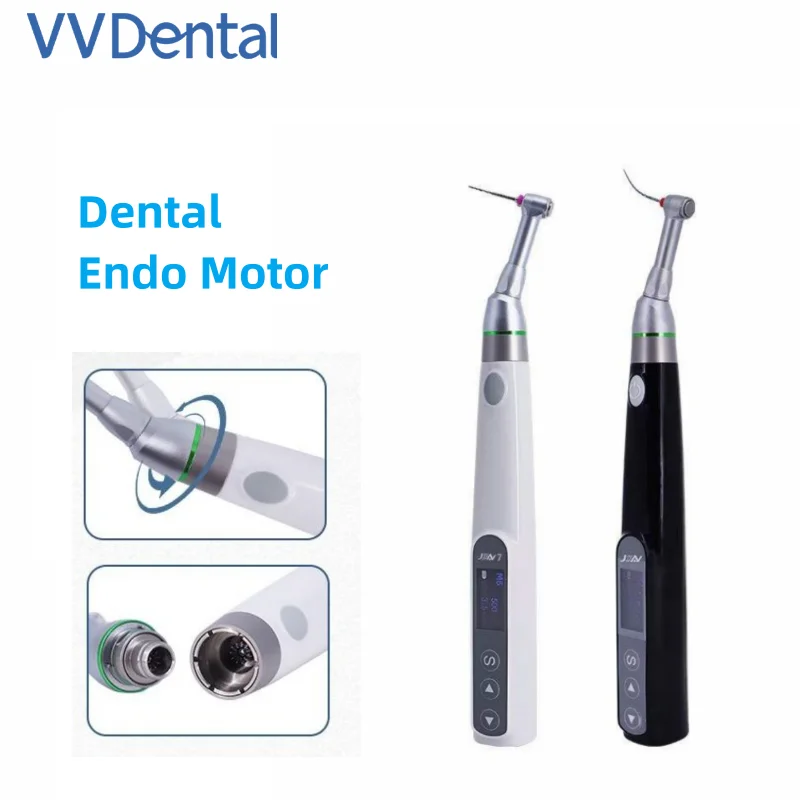 

VV Dental LED Endo Motor Wireless 16: 1 Reduction Contra Angle Endo Mate Treatment Dental Instrument Spare Parts