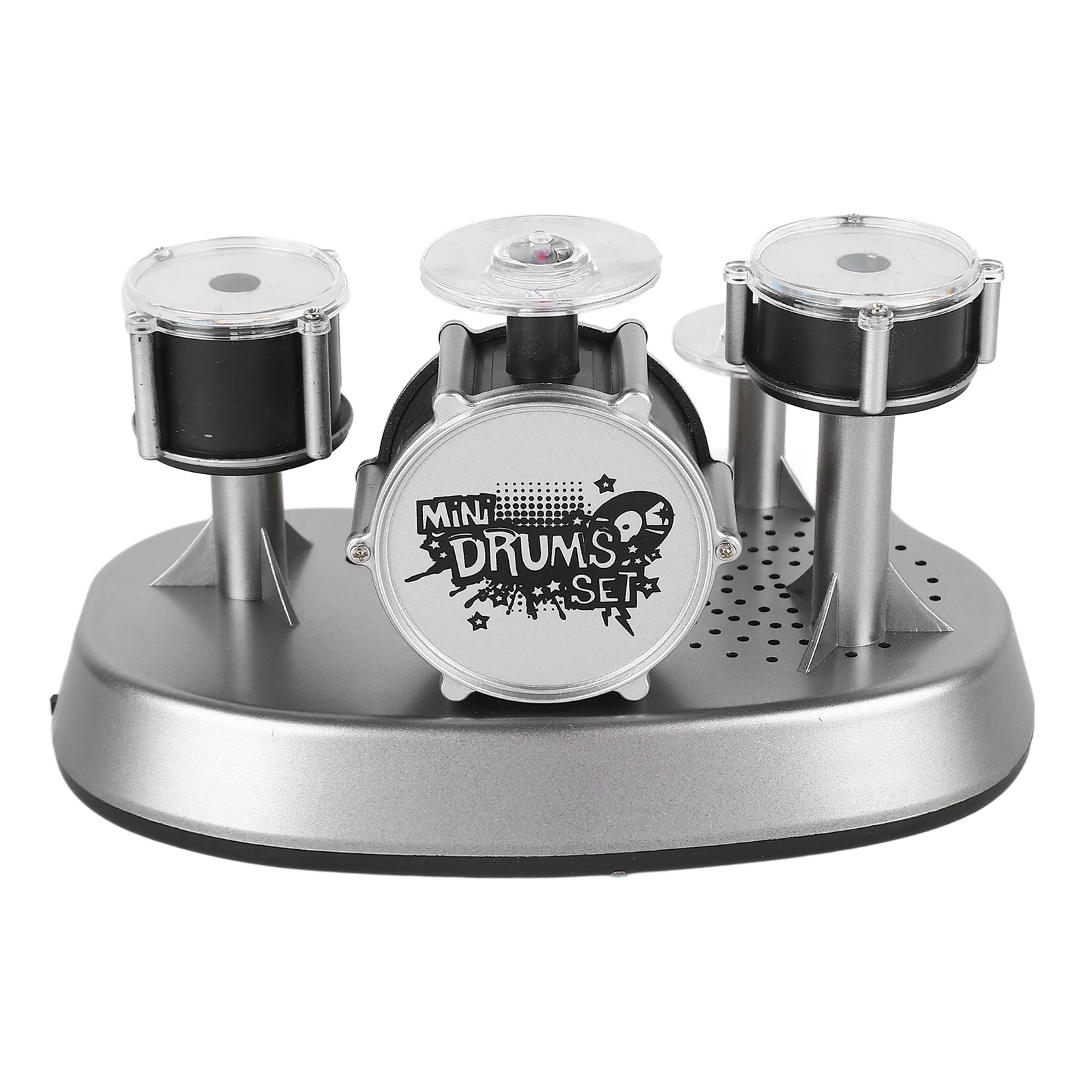 مجموعة طبلة إصبع صغيرة مجموعة طبلة سطح المكتب مجموعة طبلة صغيرة محمولة للمكتب الموسيقية مصغرة طبل إصبع حساس للمس مع الأصوات #1