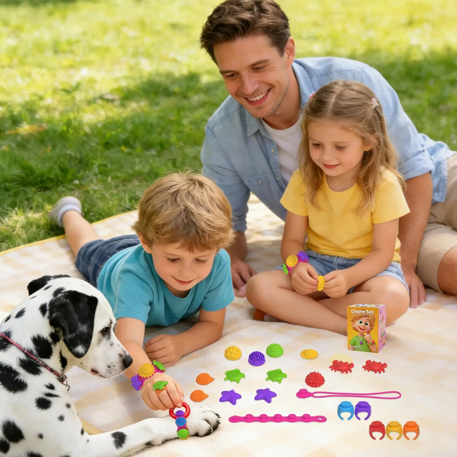 Fidget Toys Silicone Stress Relief Supplies Texture Sensory Toy For Boys Girls Students Office Travelers Classroom Car Rides