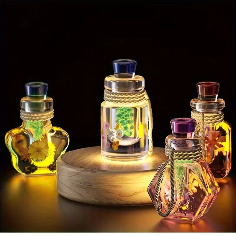 DIY Epoxy Resin Drift Bottle Silicone Mold, Night Light Bottle, Aromatherapy Quicksand Bottle Mold, Home Decor Silicone Mold