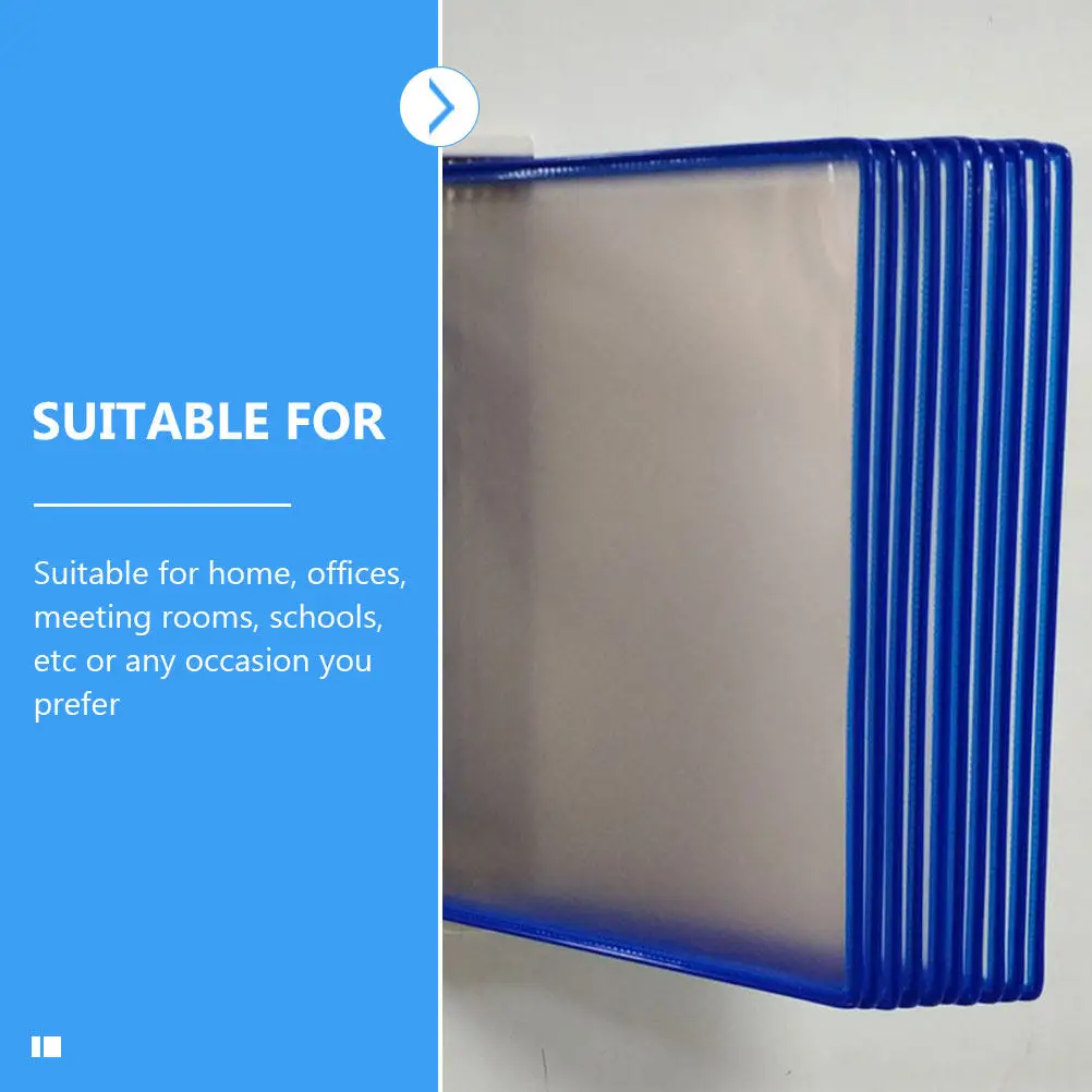 Wall-Mounted Files Storage Holder for Office Home School Wall Hanging Document Rack Simple Structure Space-Saving File Holding