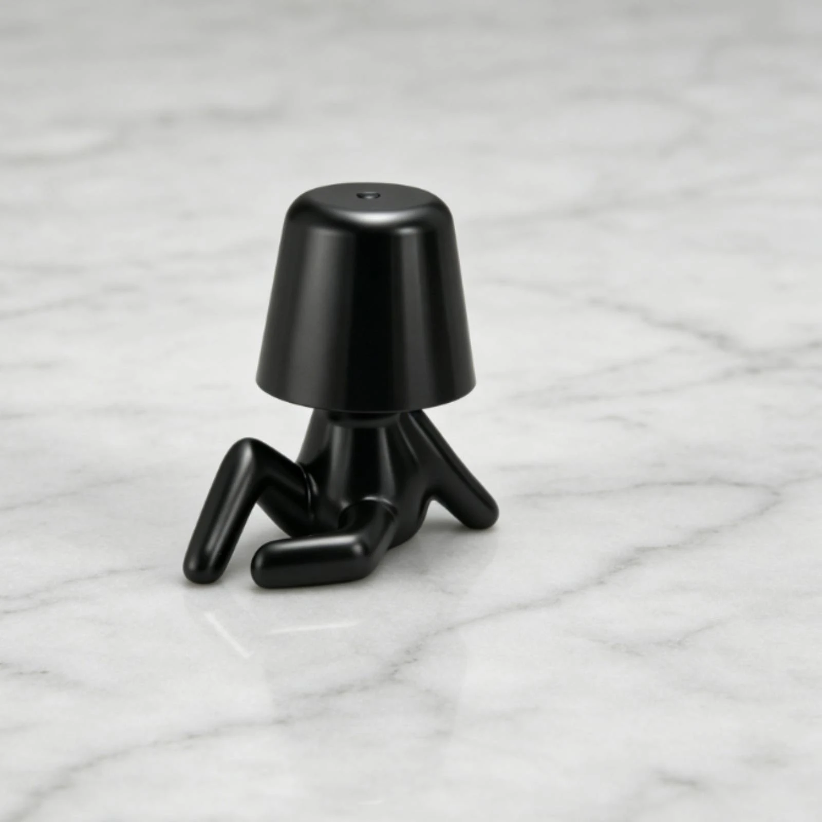 

Sitting Figure Lamp Lightweight Bedside Night Light Cup Shade Lamp Eye Friendly Home Lighting Corded for Office Desk