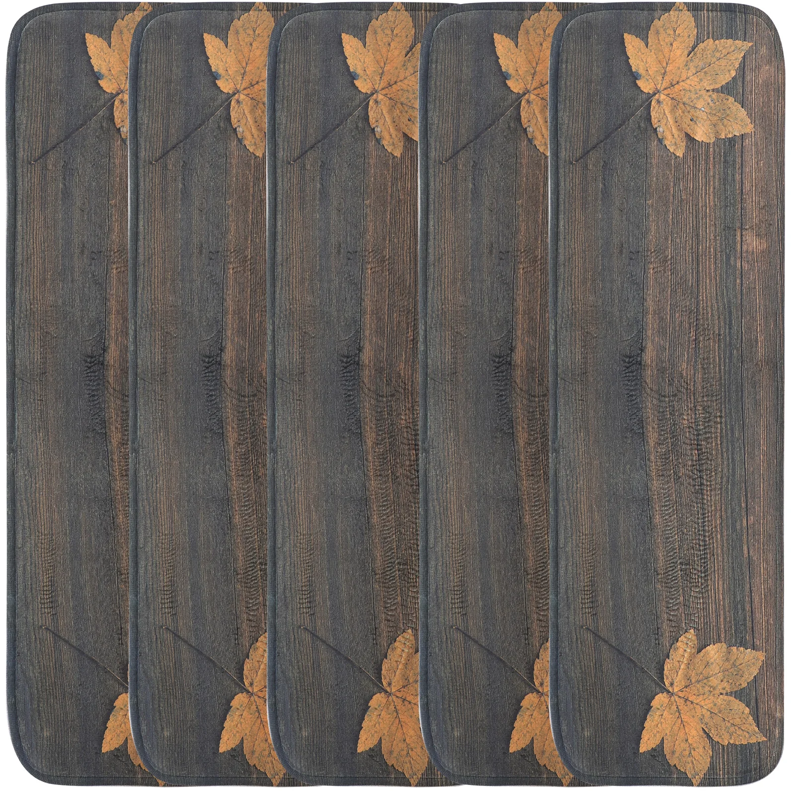 5pcs Stair Mat Coral Fleece Non slip Wood Step Pad Anti skip Tread Polyester Carpet Construction Tool Component