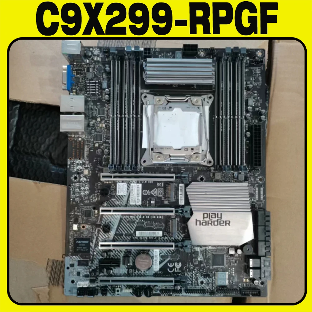 C9X299-RPGF Motherboard i7 i9 X-series Processor Non-ECC DDR4 LGA-2066 PCI-E3.0 M.2 For Supermicro