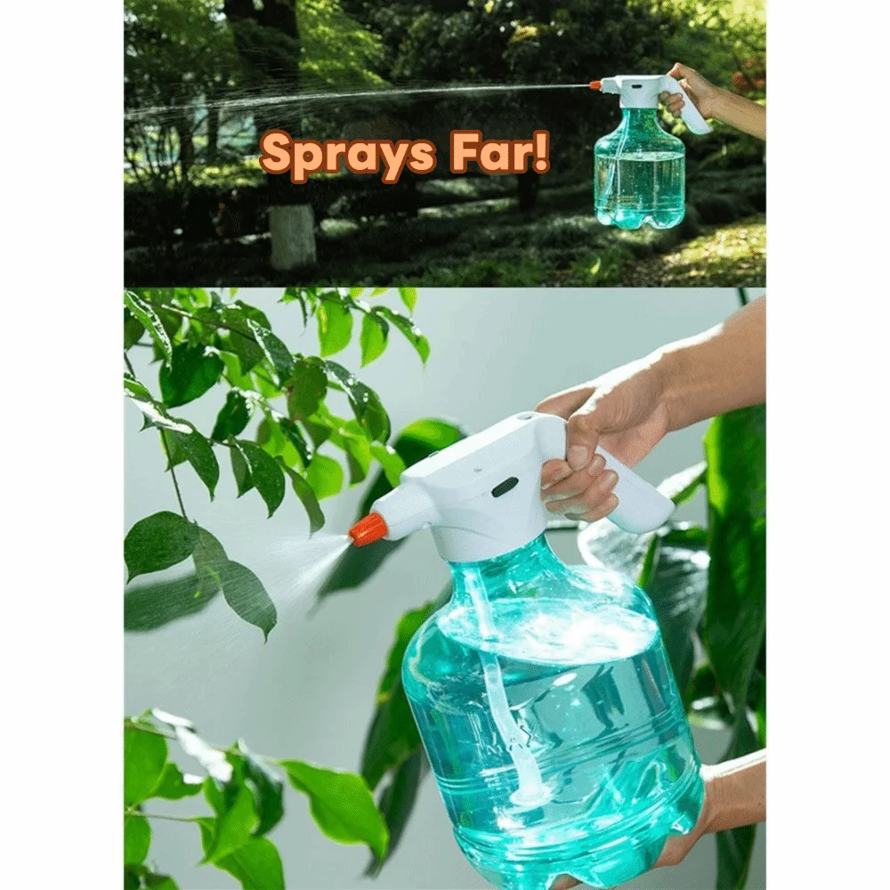 3L Electric Spray Bottle Adjustable Nozzle Rechargeable Plant Mister Dual Spray Modes Fine Atomization Garden Sprayer