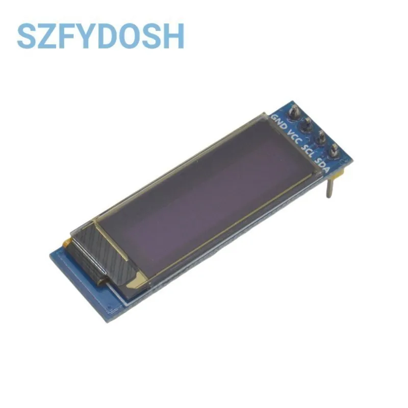 0.91 Inch 128x32 IIC I2C White / Blue OLED LCD Display DIY Module SSD1306 Driver IC DC 3.3V 5V for arduino