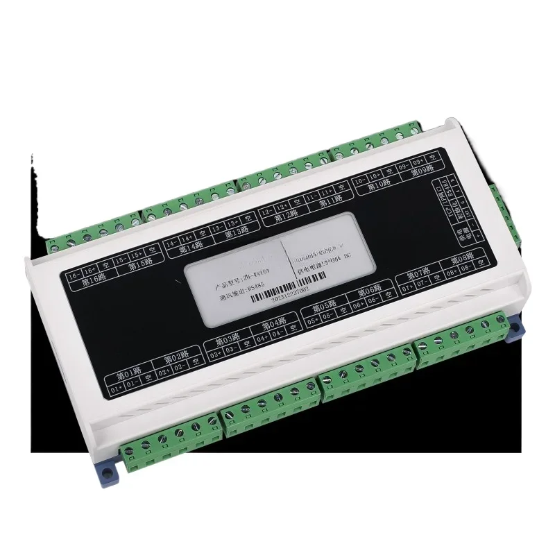 Positive and Negative Polarity Measurement of 16-Channel Fully Isolated DC Current and Voltage Combination Collector