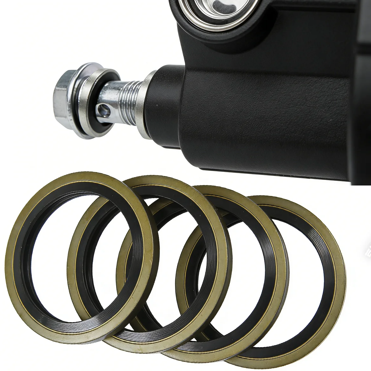 

Composite sealing gaskets (180pcs) O-rings, hydraulic sealing rings, used in automobiles, pipelines, and mechanical seals.