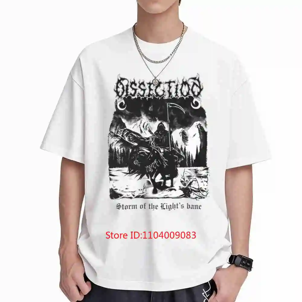 Dissection Storm Of The Light's Bane Short Sleeve Tee 100% Cotton T-Shirt