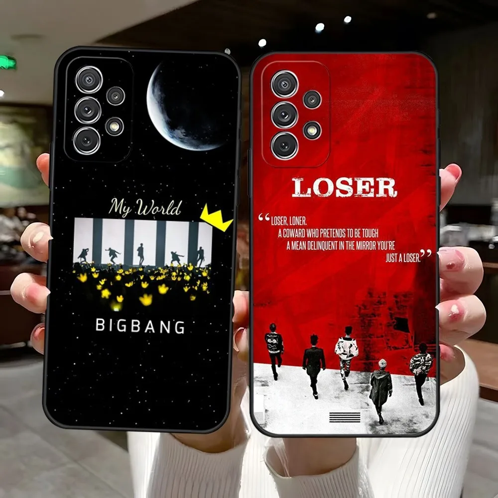 B-BIGBANG Handy hülle für Samsung S23 Ultra S22 S20 Fe S21 Plus Galaxy A54 A34 A24 A53 M54 Note 20 Rückseite