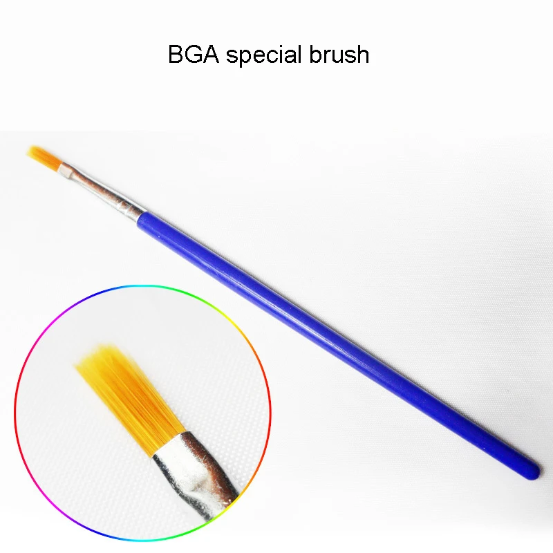 Nylon BGA Blue Dust Brush For Mobile Phone Tablet PCB BGA Motherboard Electronic Repair Soldering Cleaning Tools Rework