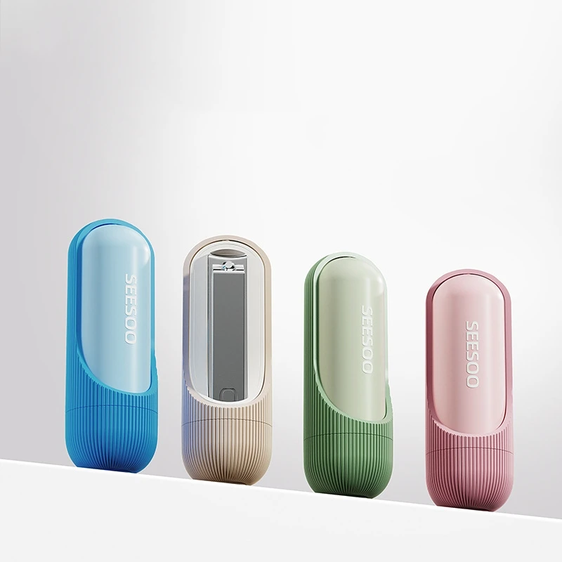 Mini coupe-ongles portable en acier de haute qualité, ensemble de 2 pièces, outil de pédicure