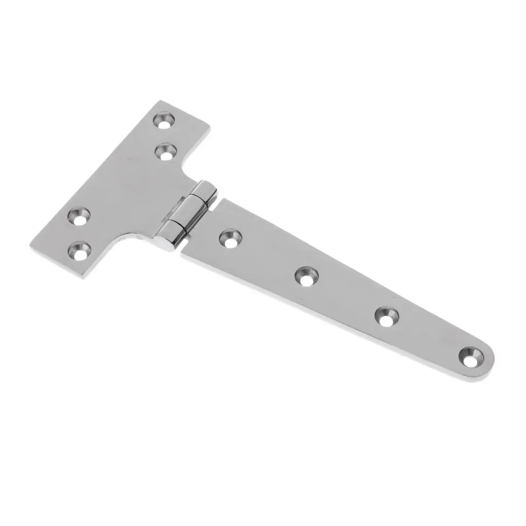 Door Barn Trailer Shed Gate Hinge Heavy Duty 6 Stainless Steel , Silver, 20.3x9.8x0.5 cm