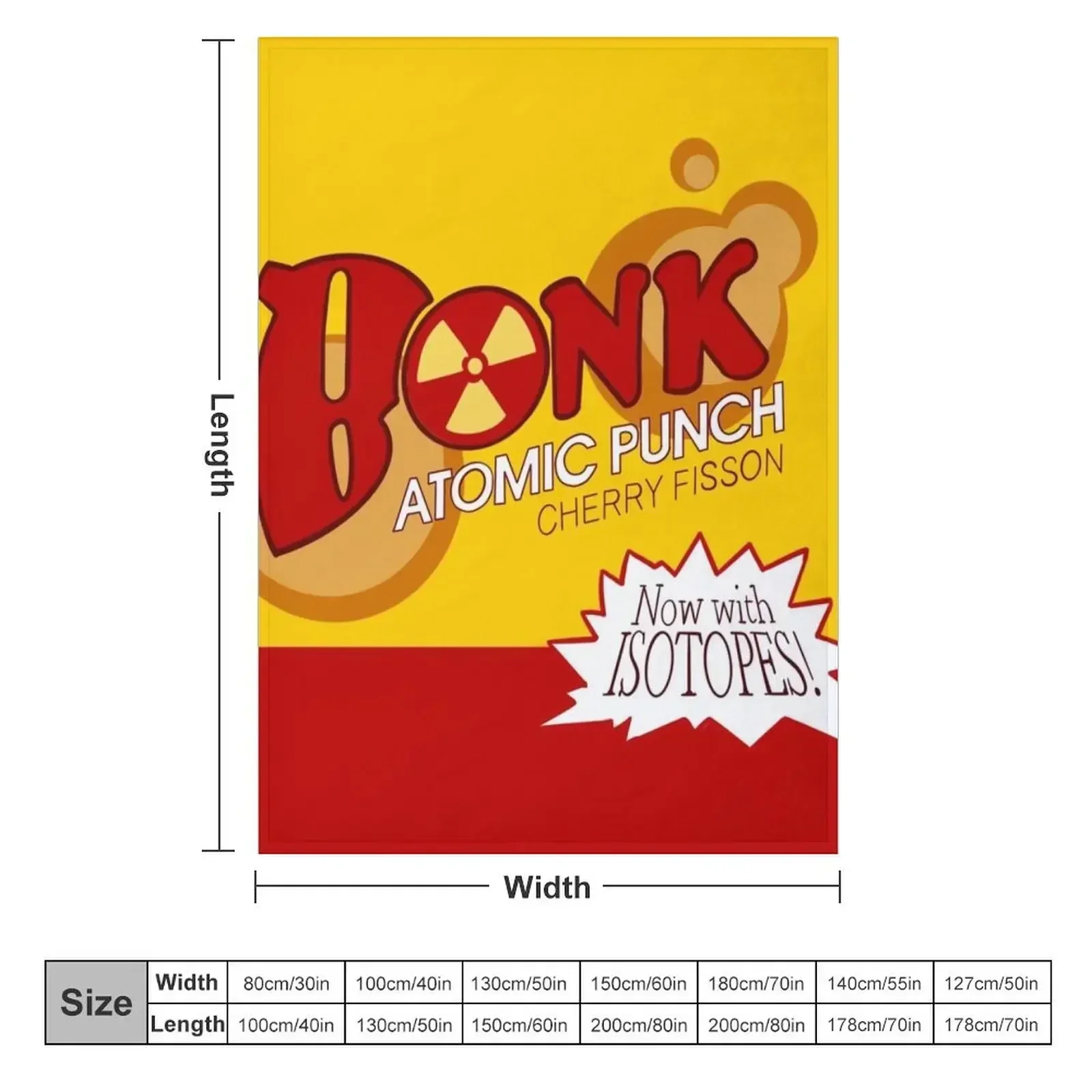 ATOMIC PUNCH Throw Blanket Warm Hair Soft Big Bed Fashionable Luxury Thicken Decorative Sofas Blankets