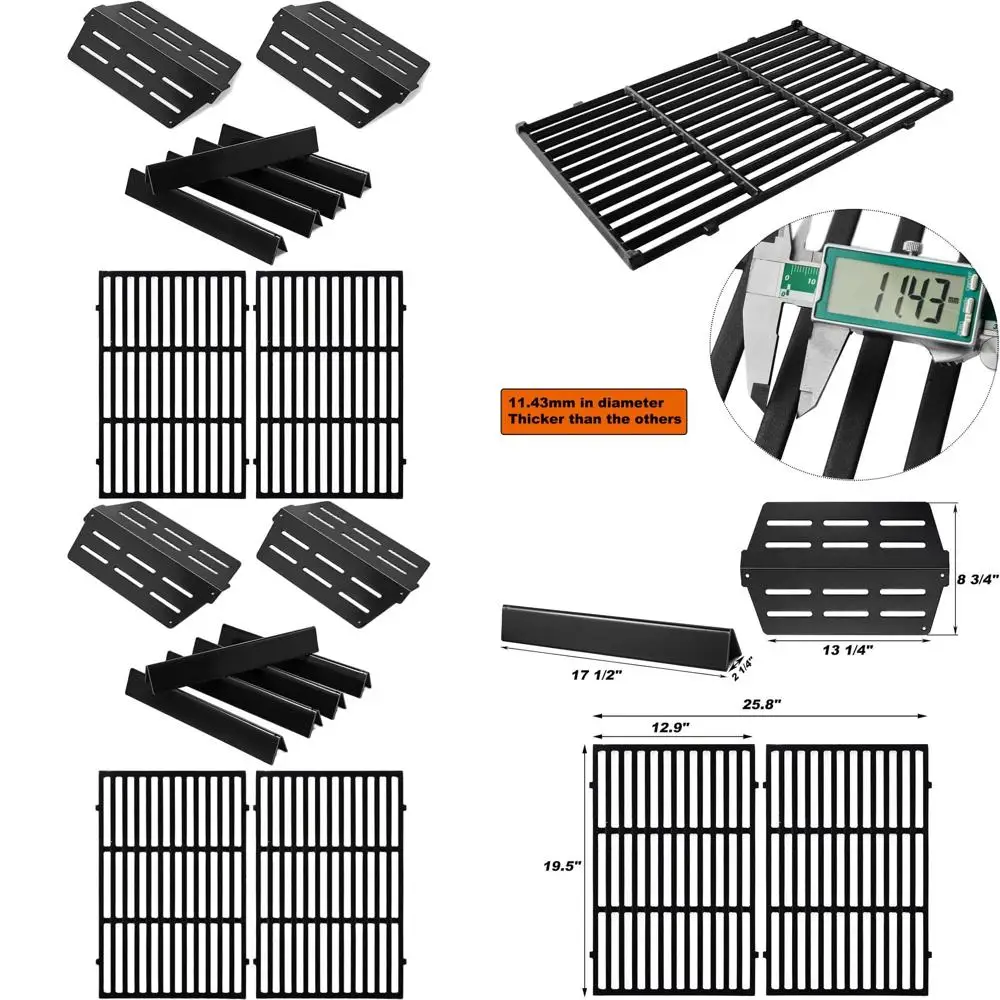 

Weber Genesis E-310/E-330/S-330/S-310/E-320/E-315 Gas Grill Replacement Parts: 7524 Grill Grate, 7621 Flavorizer Bars, 65505 Hea