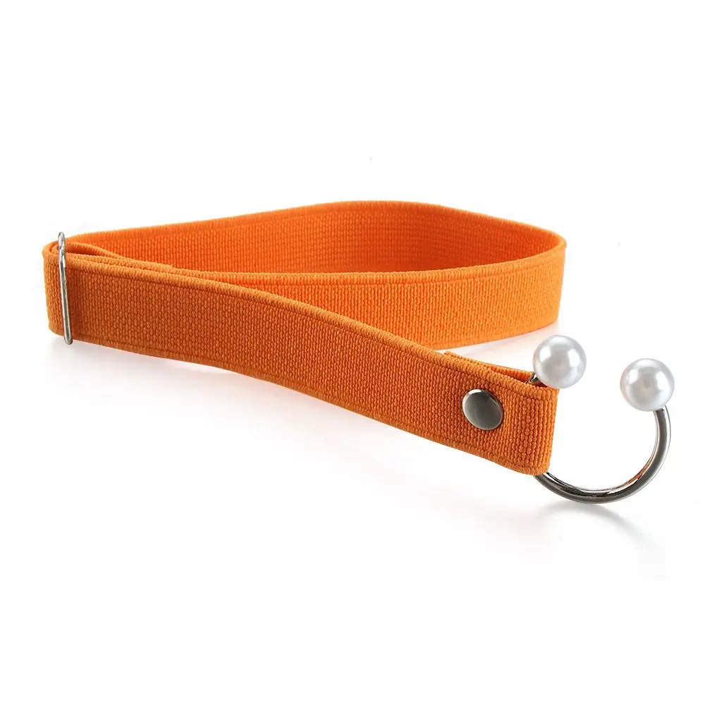 Adjustable Elastic Lazy Shoelace Bundle Shoelace Anti-skid Straps U-shaped Pearl Ankle Tie Band