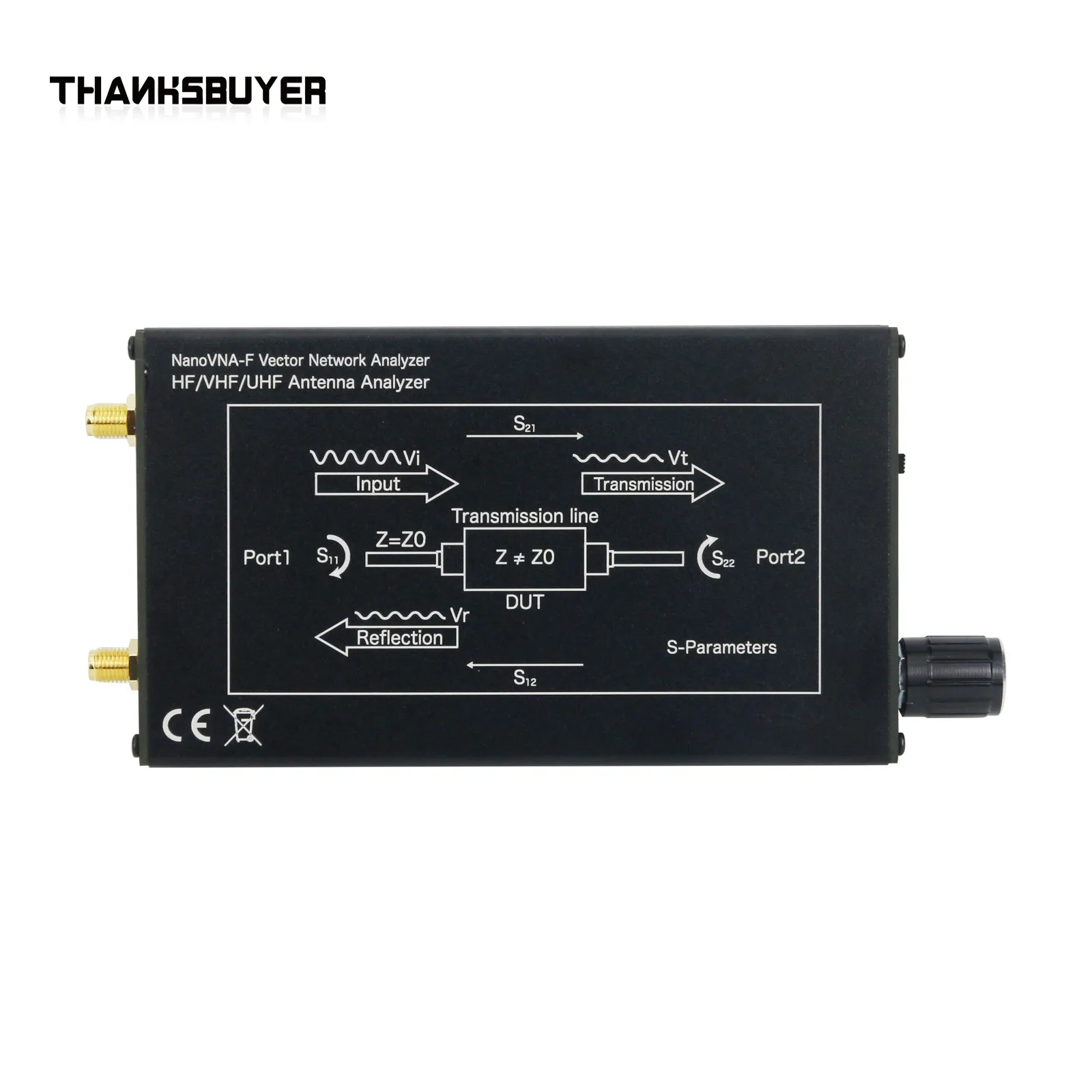 Imagem -03 - Wishcolor Deepvna 101 10k1.5ghz Vector Rede Analisador hf Vhf Uhf Analisador Swr Medidor Atualizado de Nanovna-f