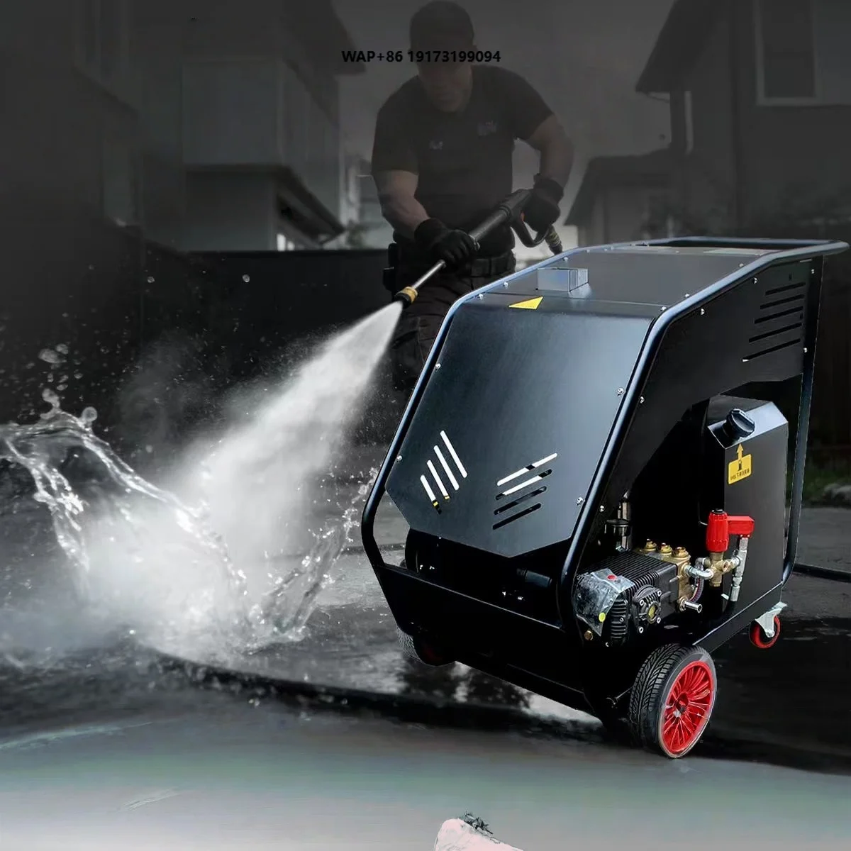 Self-Heating High Temperature High Pressure Washer for Chemical Plant, Engineering, Railway and Farm Cleaning