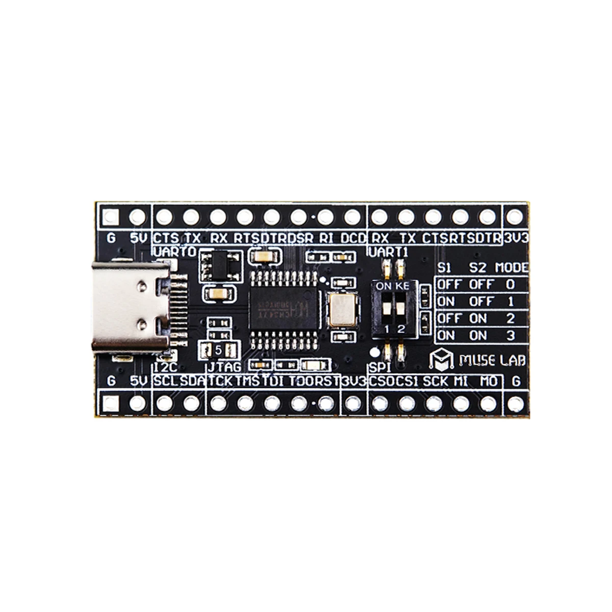 Modul Papan Pengembangan CH347 USB Kecepatan Tinggi Ke UART/I2C/SPI/JTAG/GPIO Sumber Terbuka USB-HS