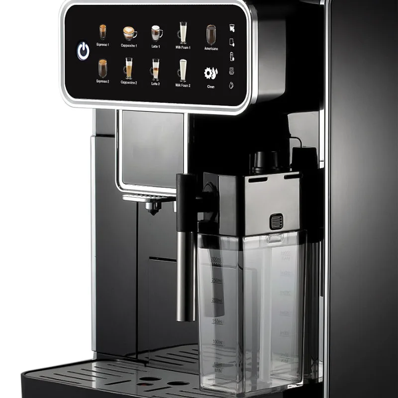 ماكينة صنع القهوة بقوة 220 فولت ماكينة صنع الاسبريسو الأوتوماتيكية بالكامل للمقهى والمكتب للاستخدام المنزلي ماكينة صنع الاسبريسو