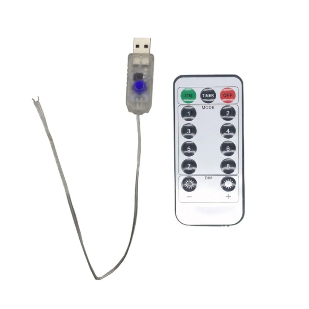 5V Strips Light Remote Controller Led Light Remote Replacement Christmas Party Supplies for 100LED/200LED LED String Controller