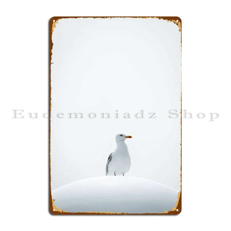 

Silent Seagull Metal Plaque Poster Character Living Room Party Designing Cinema Tin Sign Poster