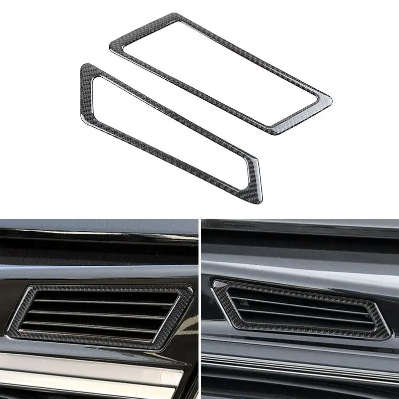 Car Soft Carbon Fiber Stickers For Mercedes-Benz G-Class W463 2007- 2018 Fender Side Air Conditioner Outlet Trim Accessories