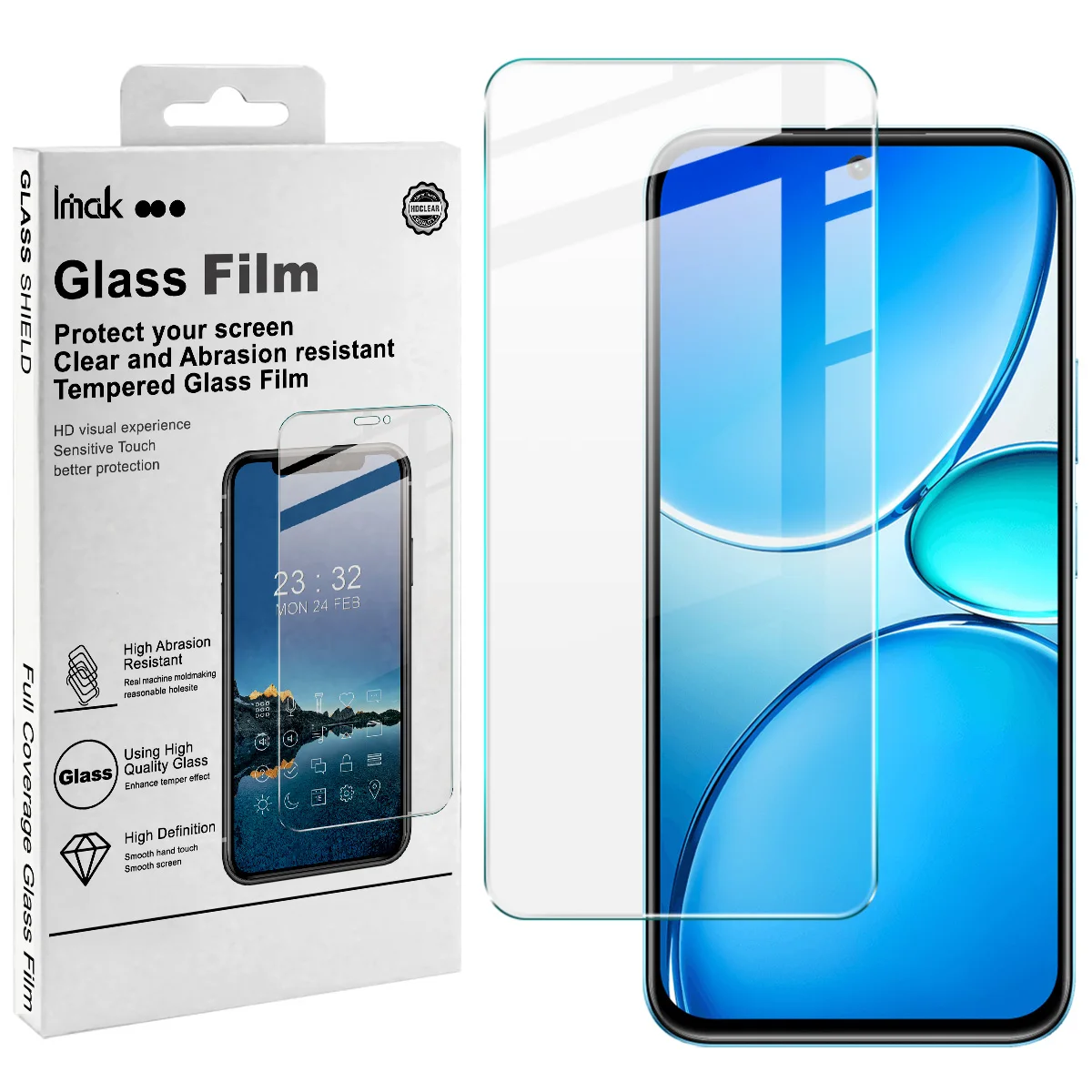 

IMAK H Tempered Glass for Realme C85 15x 5G Screen Protector Film