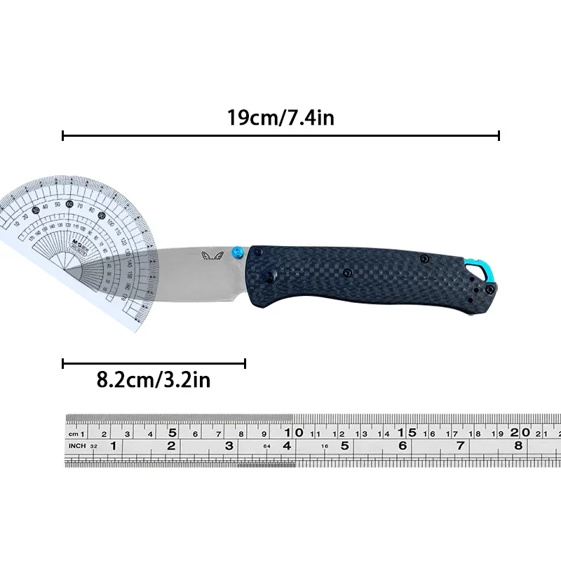 Pocket BM Bugout 535 EDC Knife CPM-S90V Stainless Steel Blade Carbon Fiber Handle Folding Knives Outdoor Hiking Tactical Tool