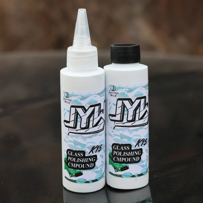 ตัวแทนขัดกระจกรถยนต์กระจกน้ํามันฟิล์มRemover Deep Cleaner Compound Clear Window Auto Detailingเครื่องมือ