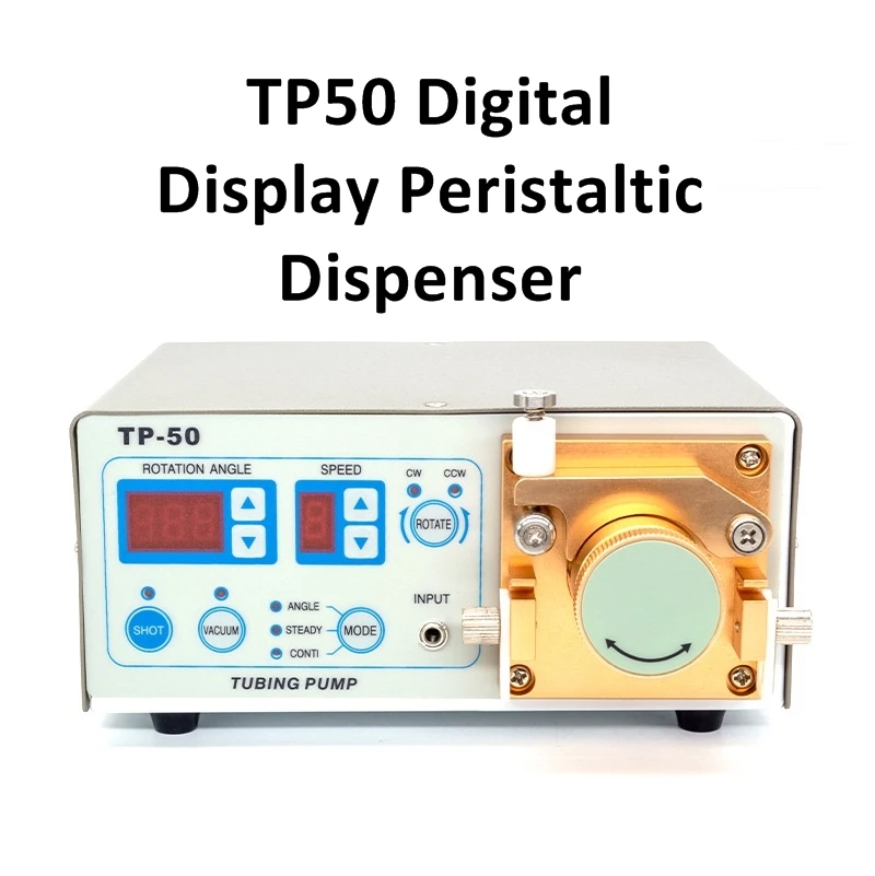 Original TP-50 Automatic Peristaltic Glue Dispenser Adhesive Applicator Digital Display Fast Drying Anaerobic Machine 0.001ML