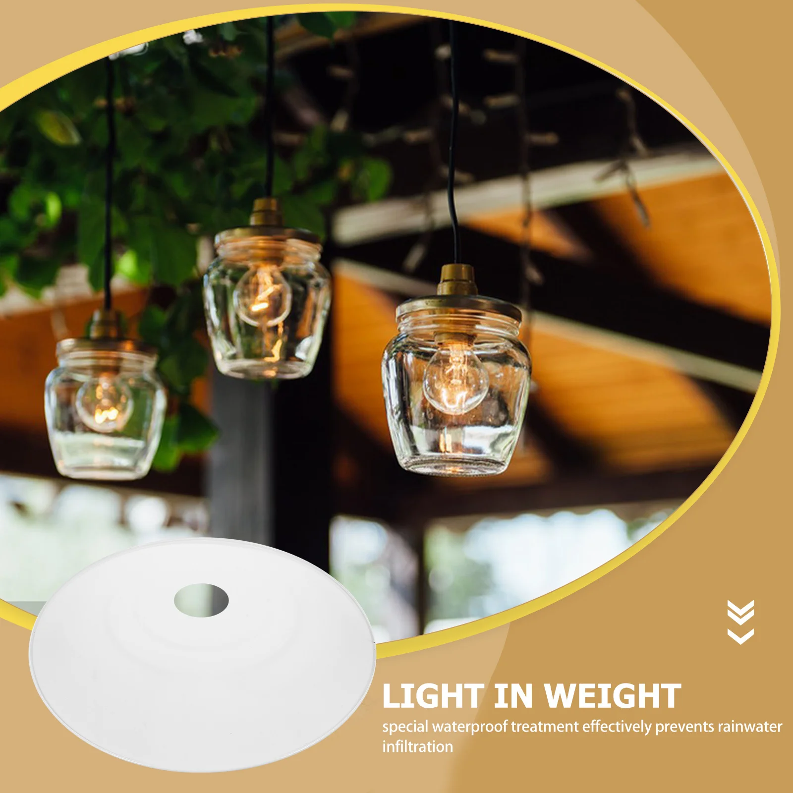 

Durable Industrial Metal Lampshade Hanging Outdoor Lamp Shade Waterproof Pendant Light Cage Vintage Iron Fixture Guard