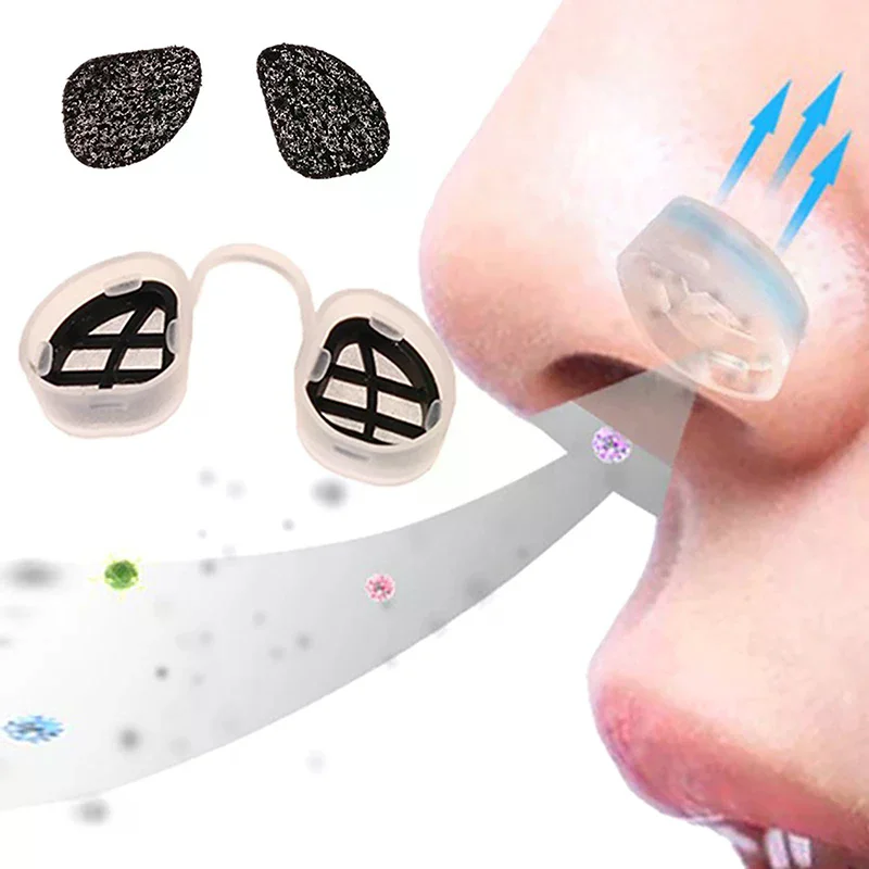 Removable Invisible Nose Filter Soft Nasal Barrier Anti Dust Pollen Air Pollution Allergy Relief Accessory