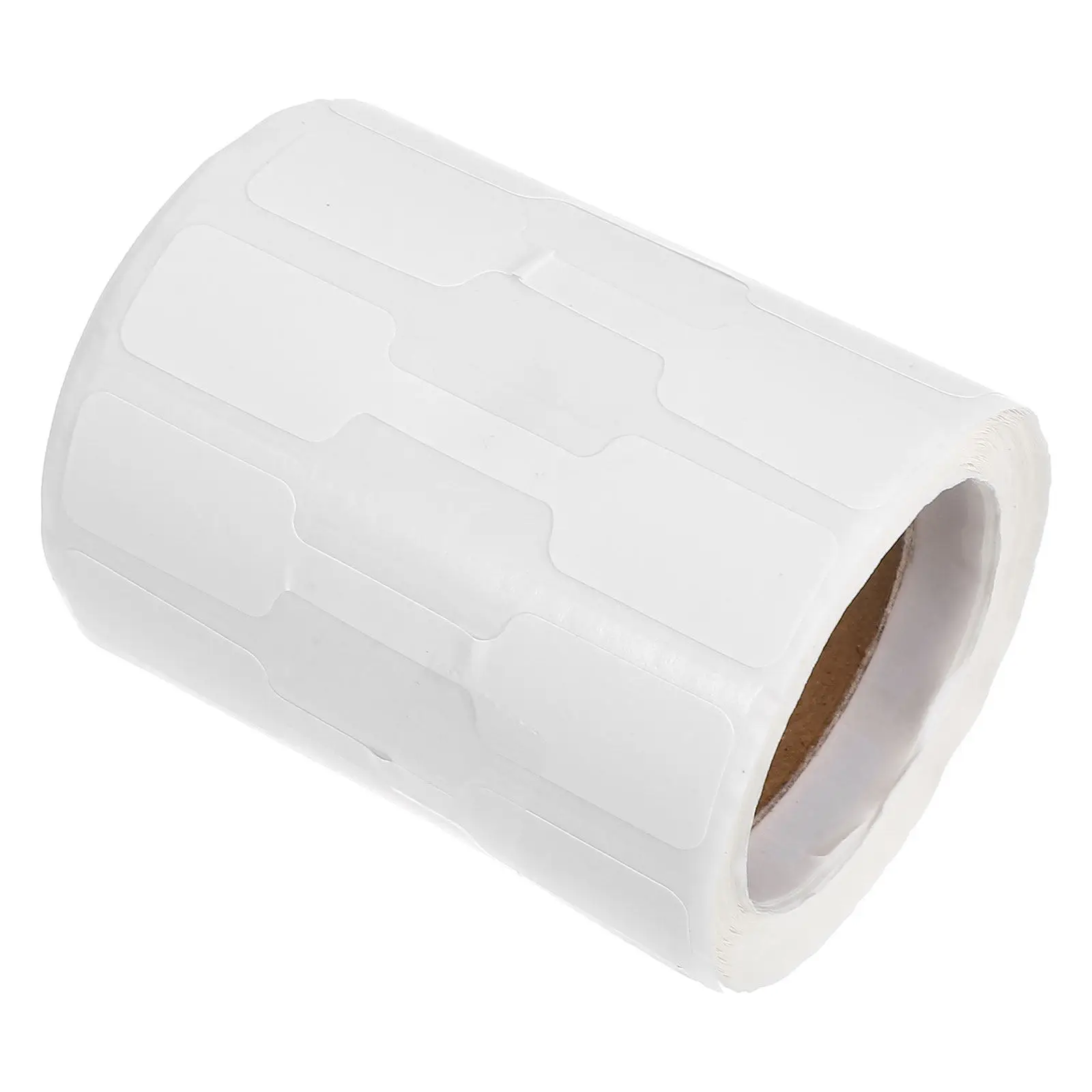 500Pcs Jewelry Display Labels Blank Printable Price Stickers Strong Adhesive Kraft Paper Roll for Retail Jewelry Store Use