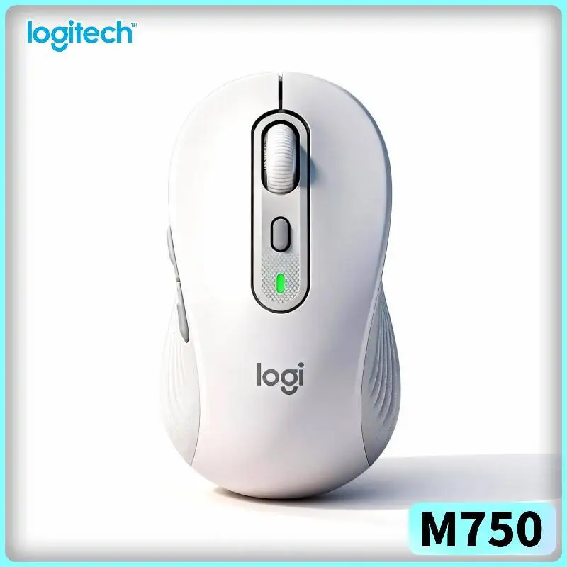 M750 Bluetooth Silent Mouse - Quiet Click Design, SmartWheel Smooth Scroll, Recycled Eco Build, Desktop Pick Tool